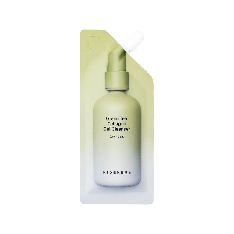 HIDEHERE Gel nettoyant au collagène et au thé vert 25 ml