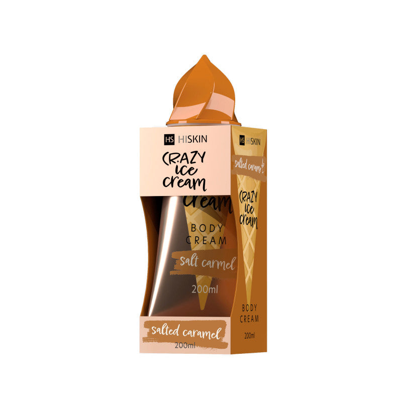 HISKIN CRAZY BODY Crème Corps Caramel Salé 200 ml