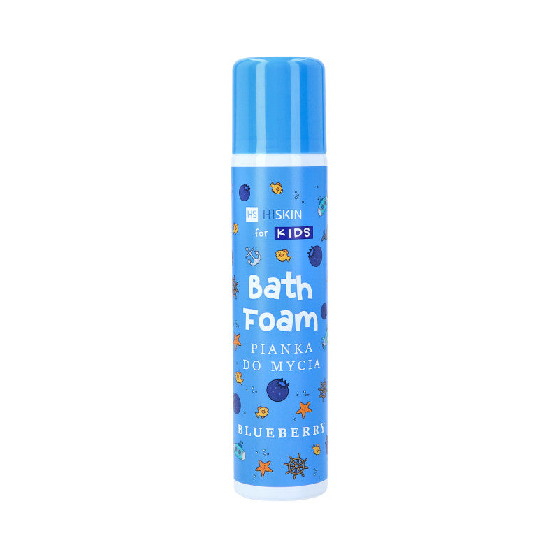 HISKIN FOR KIDS BLUEBERRY Mousse bleue pour laver la peau des enfants 250 ml
