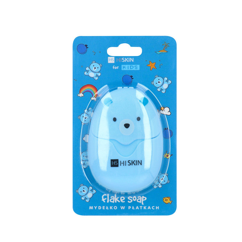 HISKIN FOR KIDS BLUEBERRY Flocons de savon aux myrtilles pour enfants 50 pcs.