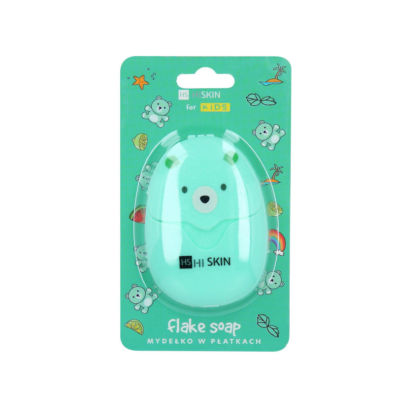 HISKIN FOR KIDS LIMONE&MINT Flocons de savon pour enfants citron vert&menthe 50 pcs.