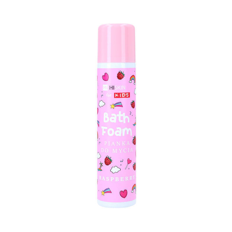 HISKIN FOR KIDS FRAMBOISE Mousse rose pour laver la peau des enfants 250 ml