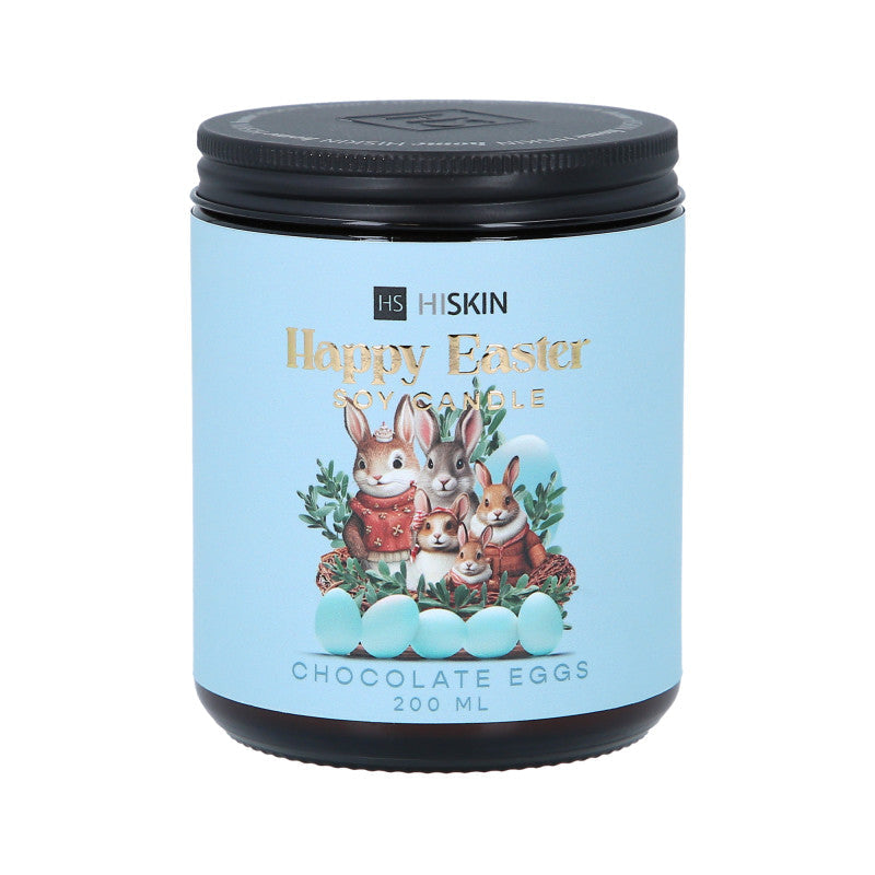 HISKIN HOME HAPPY EASTER Bougie soja parfumée au chocolat Oeufs 200ml