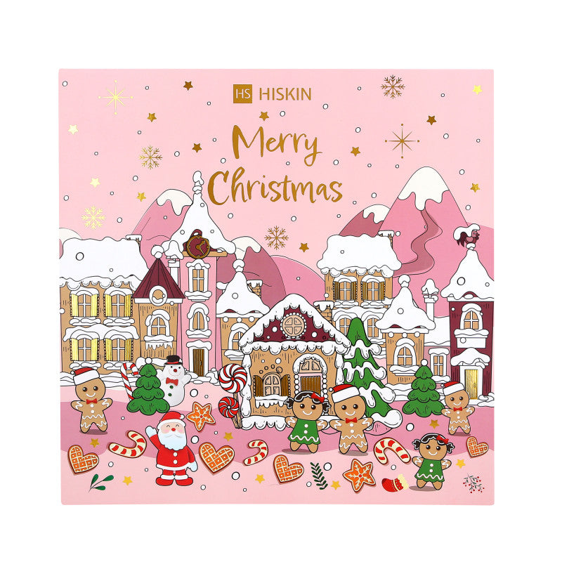 HISKIN MERRY CHRISTMAS Advent Calendar with Christmas Candles