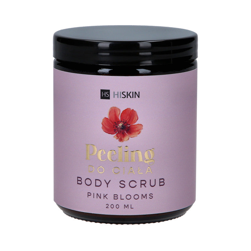 HISKIN PINK BLOOMS PIVOINE & ROSE Gommage corporel au sucre 200 ml