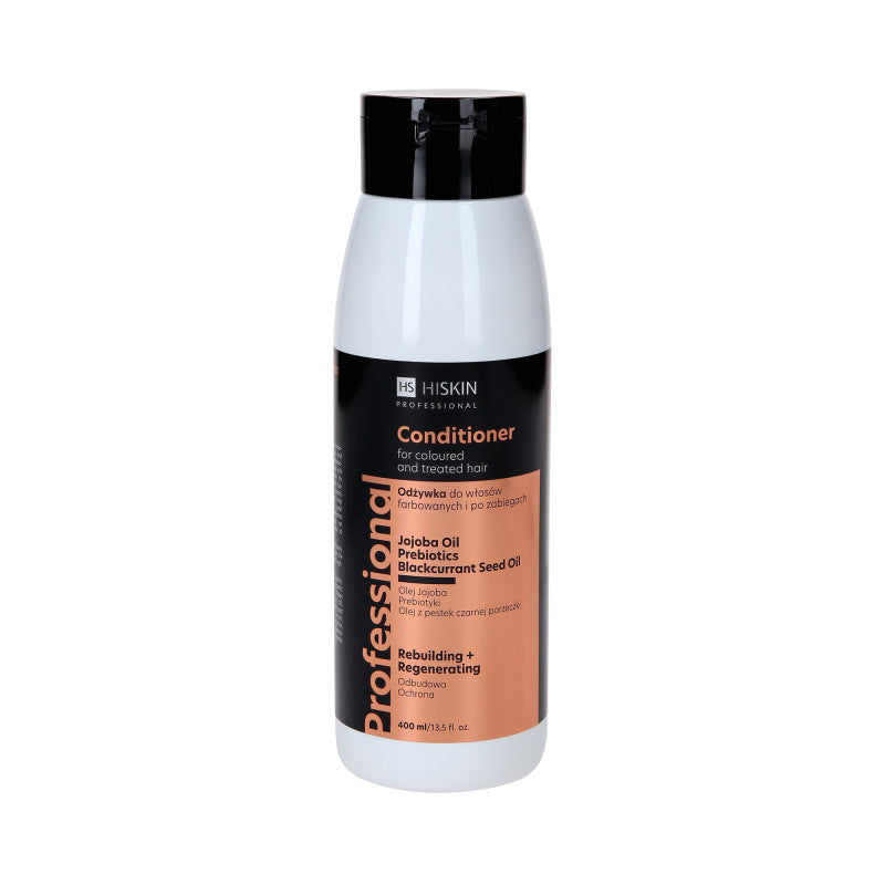 HISKIN PROFESSIONAL Après-shampoing pour cheveux colorés et traités chimiquement 400 ml