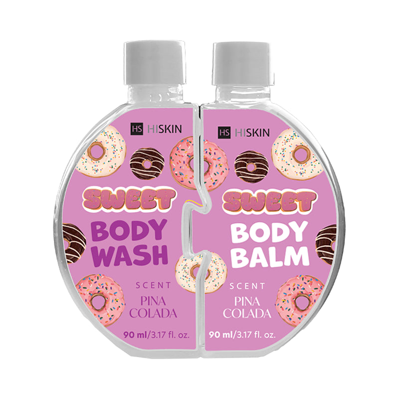 Coffret Douceur Corps HISKIN – Gel Douche & Soin Pina Colada, 2 x 90 mlOffrez à votre peau un moment d’évasion exotique grâce