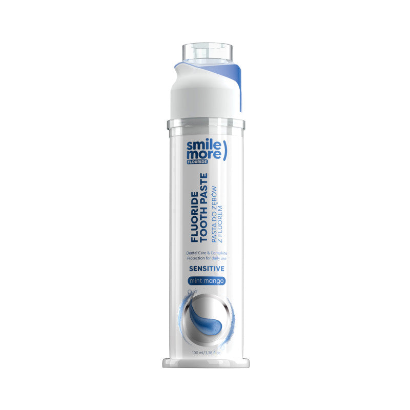 HISKIN SMILE MORE Dentifrice Sensitive au goût de menthe fraîche et de mangue 100 ml
