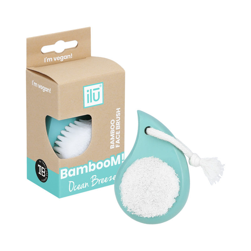 ilū BambooM! Brosse nettoyante visage, Ocean Breeze
