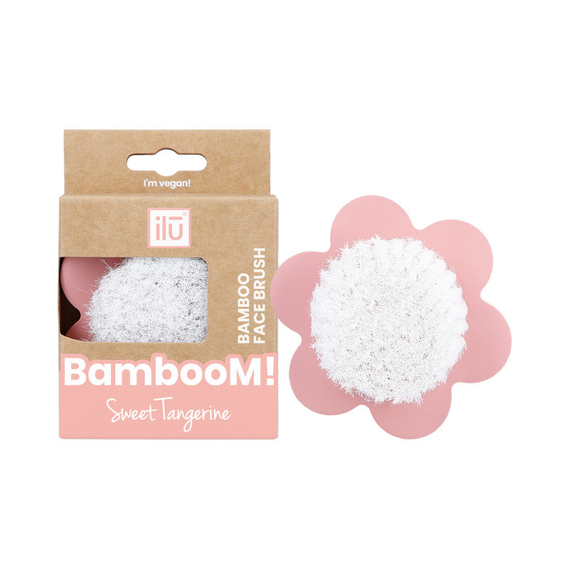 ilū BambouM ! Brosse nettoyante visage, Sweet Tangerine