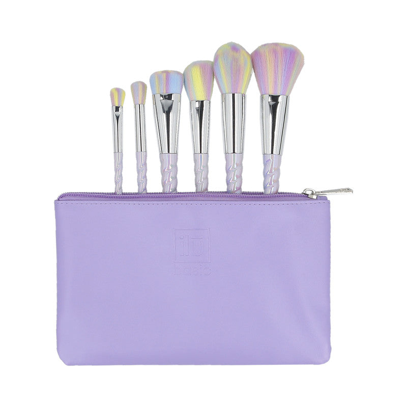 ilū basic Set de 6 pinceaux + étui, Licorne