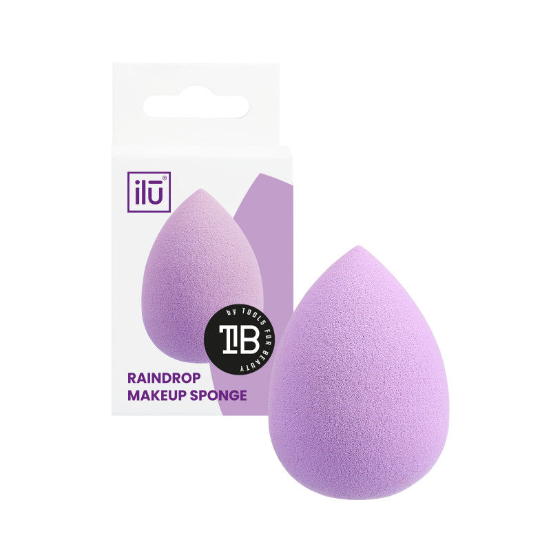 ilū Eponge à Maquillage en Forme de Goutte Violette