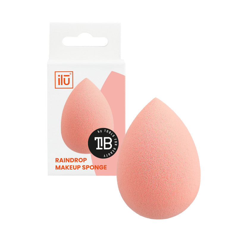 ilū Eponge à Maquillage En Forme de Goutte Orange