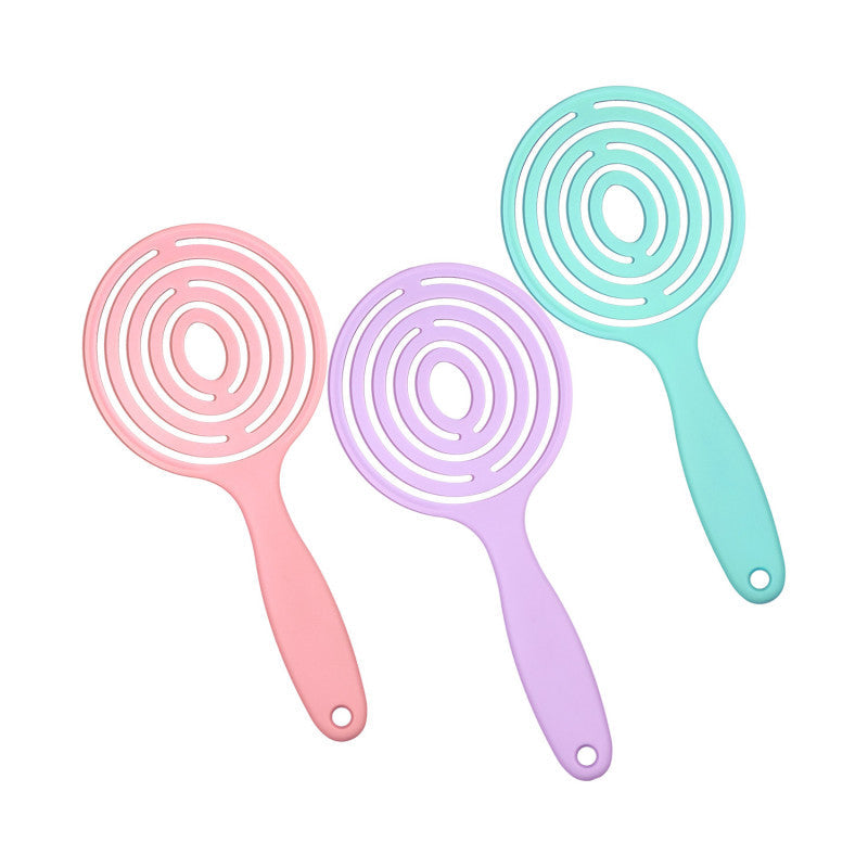 ilū Lollipop Candy 3 Pcs Brosses A Cheveux Rondes Démêlantes Ergonomiques