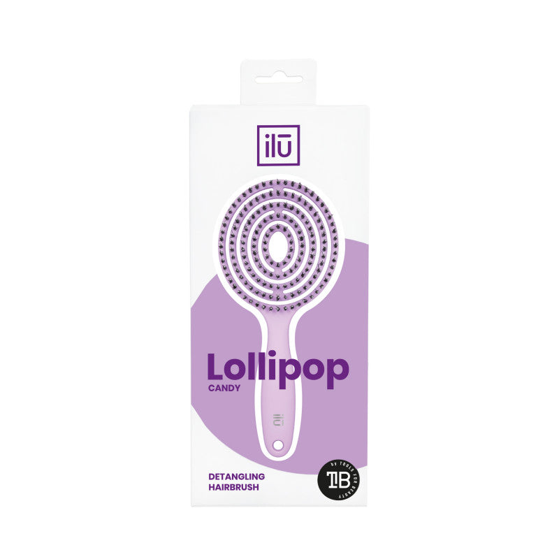 ilū Lollipop Candy Brosse Démêlante, Violette