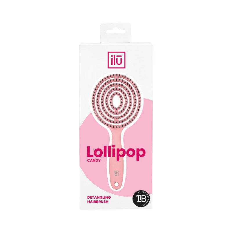 ilū Lollipop Candy Brosse Démêlante, Rose