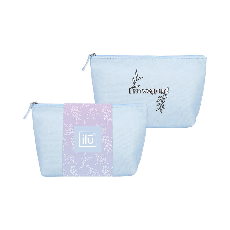 ilū Trousse de beauté en coton, Bleu