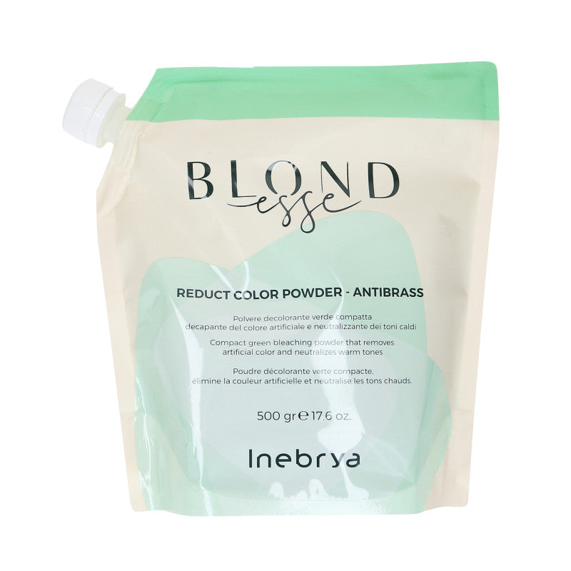 INEBRYA BLONDESSE REDUCT COLOR POWDER ANTIBRASS 5 TONES Poudre éclaircissante réduisant les tons chauds 500g
