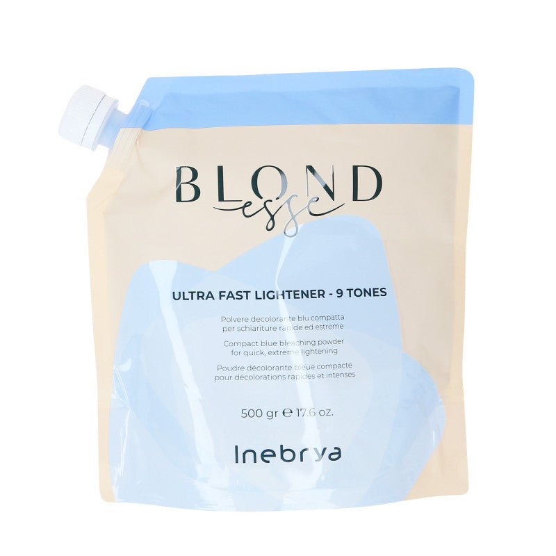 INEBRYA BLONDESSE ULTRA FAST LIGHTENER 9 TONES Éclaircissant express sans poussière pour cheveux 500g