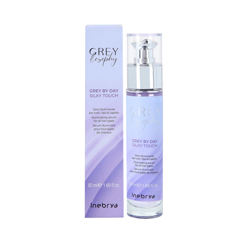 INEBRYA GREYLOSOPHY GREY BY DAY Sérum éclairant pour cheveux gris et décolorés 50ml