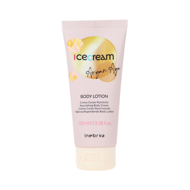 INEBRYA ICE CREAM ARGAN AGE Lait corporel à l'huile d'argan 100 ml