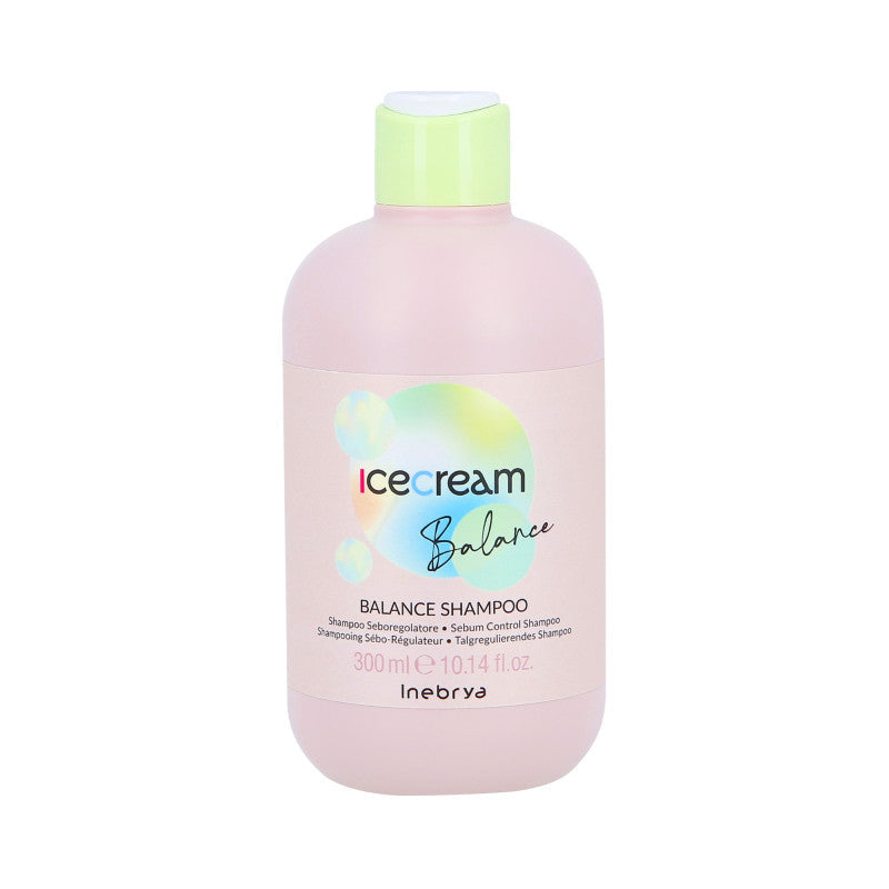 INEBRYA ICE CREAM Shampooing nettoyant pour cuir chevelu et cheveux gras 300ml