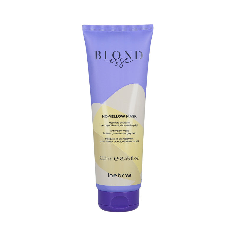 INEBRYA ICE CREAM BLONDESSE NO YELLOW Masque neutralisant les tons jaunes 250ml