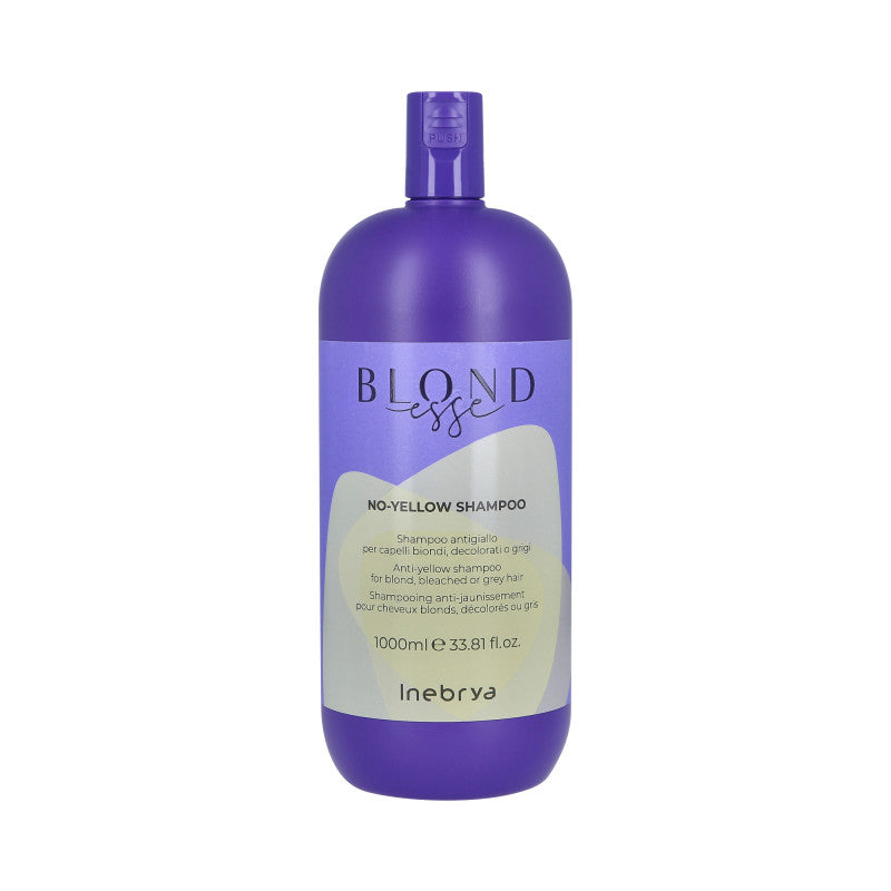 INEBRYA ICE CREAM BLONDESSE NO YELLOW Shampooing neutralisant les tons jaunes 1000ml