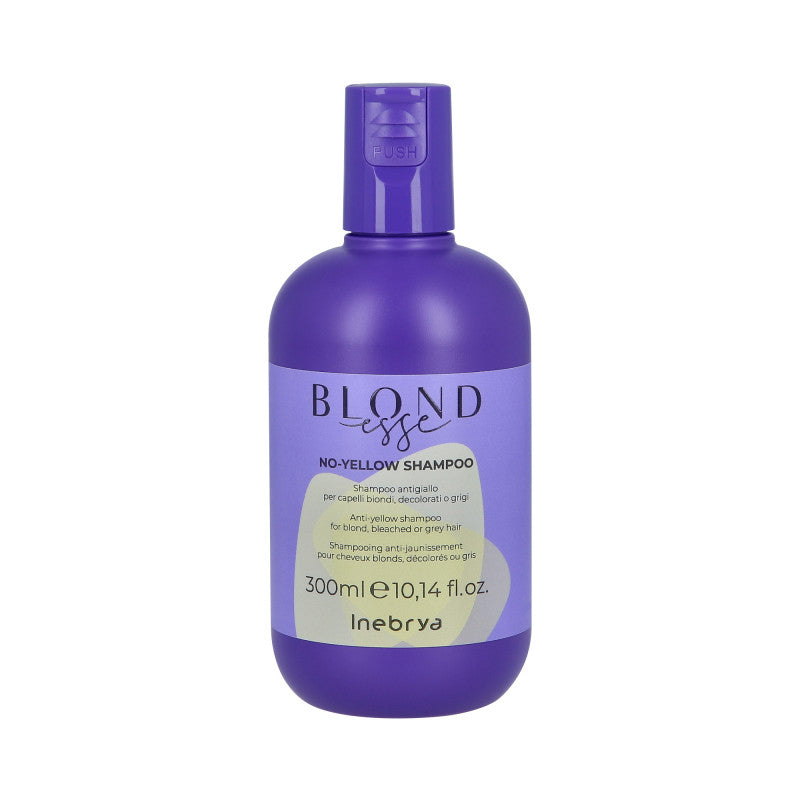 INEBRYA ICE CREAM BLONDESSE NO YELLOW Shampooing neutralisant les tons jaunes 300ml