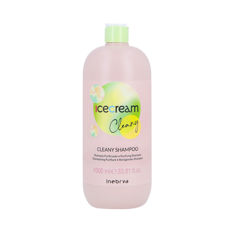 INEBRYA ICE CREAM CLEANY Shampooing antipelliculaire 1000ml