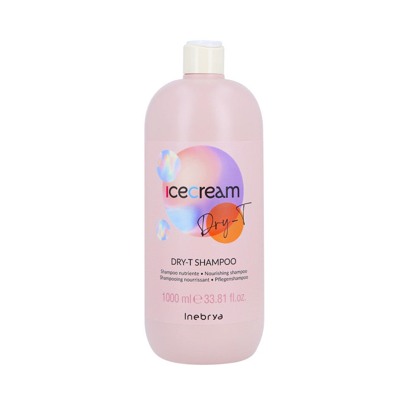 INEBRYA ICE CREAM DRY-T Shampooing nourrissant pour cheveux secs et abîmés 1000ml