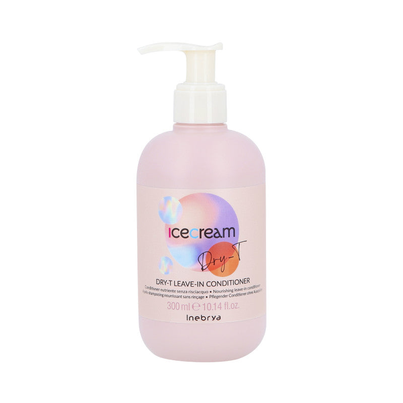 INEBRYA ICE CREAM DRY-T Après-shampooing sans rinçage pour cheveux secs et abîmés 300ml