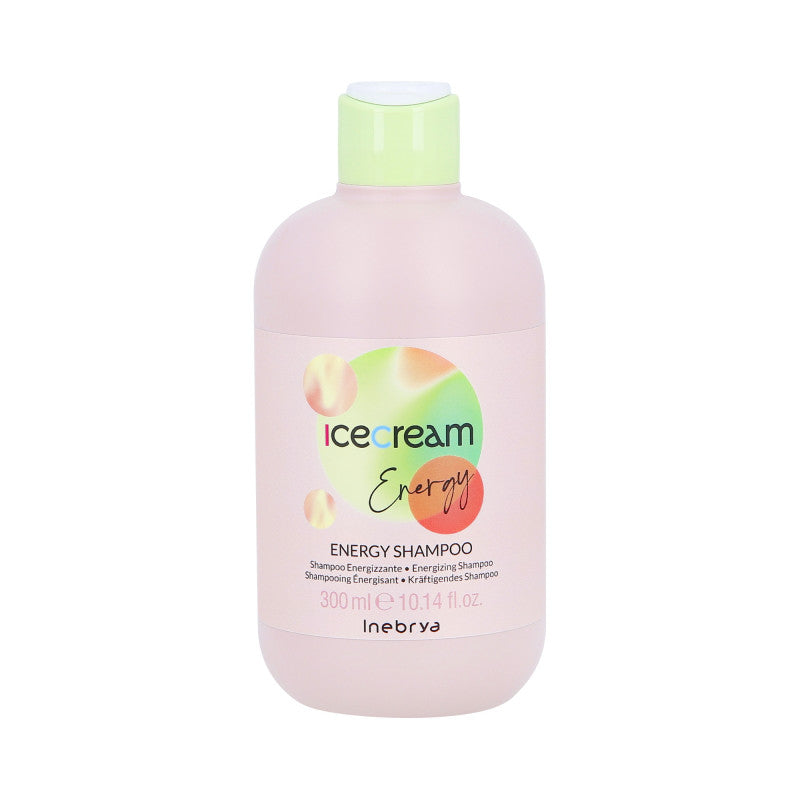 INEBRYA ICE CREAM ENERGY Shampooing fortifiant et énergisant contre la chute des cheveux 300ml