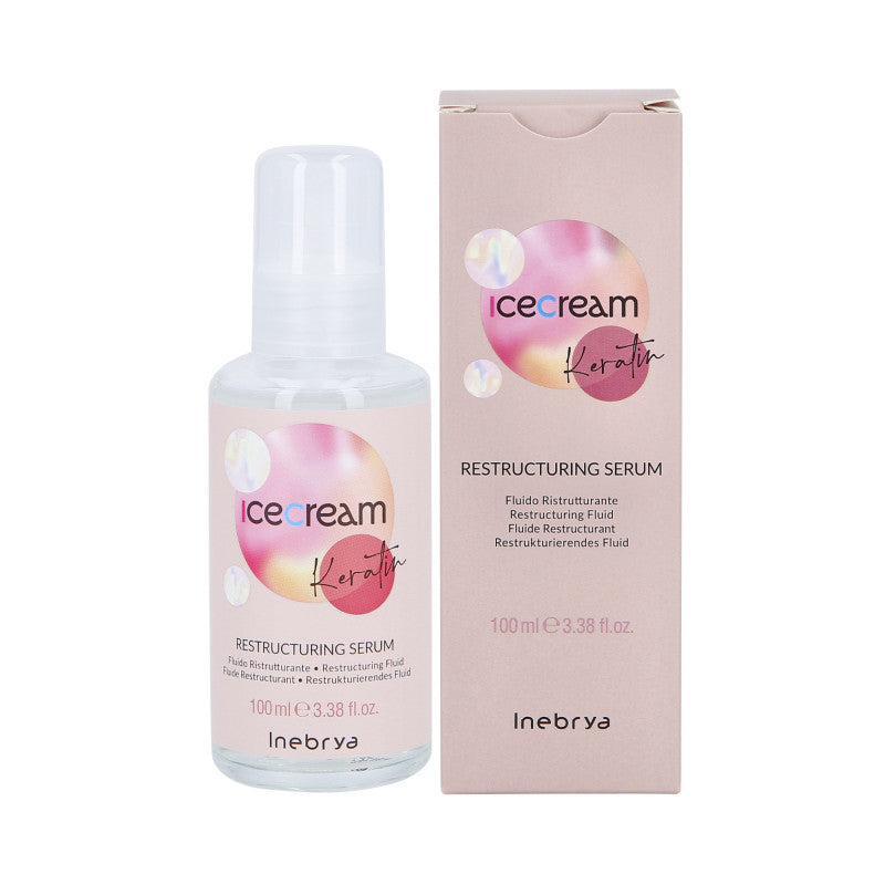 INEBRYA ICE CREAM KERATIN Sérum à la kératine pour cheveux abîmés 100ml