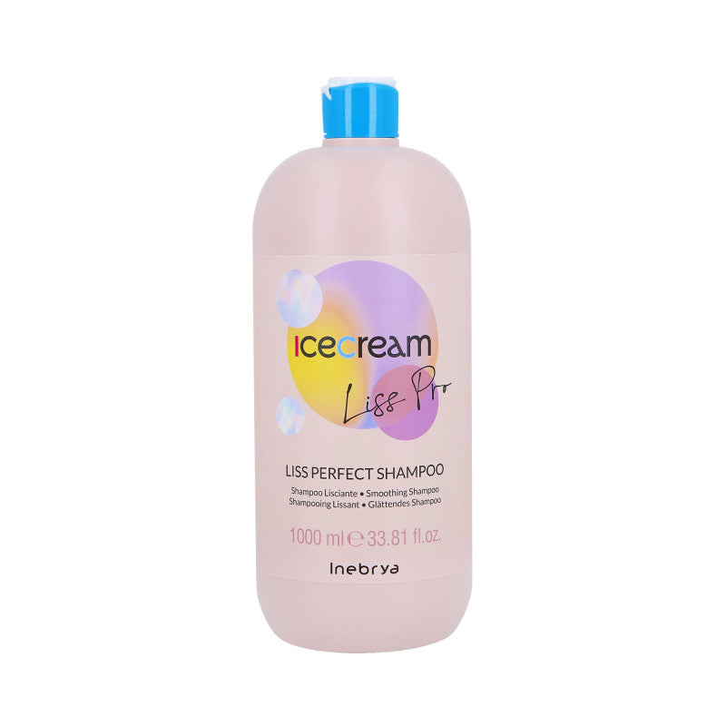 INEBRYA ICE CREAM LISS PRO Shampooing cheveux lissant 1000ml