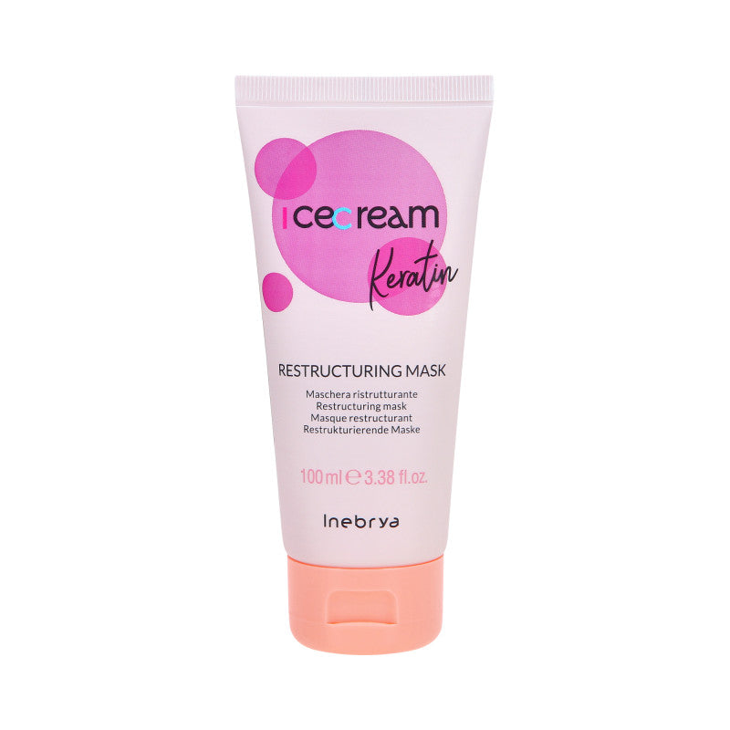 INEBRYA ICE CREAM RESTRUCTURING Masque capillaire à la kératine 100 ml