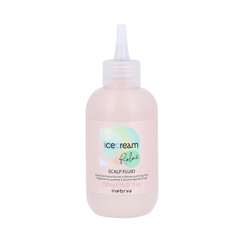 INEBRYA ICE CREAM SCALP FLUID Gommage nettoyant cuir chevelu 150ml