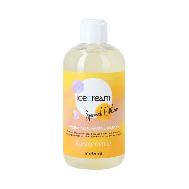 INEBRYA ICE CREAN SCALP HYDRATING SUMMER Shampooing cheveux hydratant 300ml