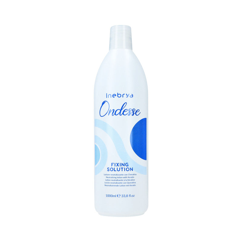 INEBRYA ONDESSE FIXING SOLUTION Neutralisant pour permanentes à la kératine et aux protéines de lait 1000 ml