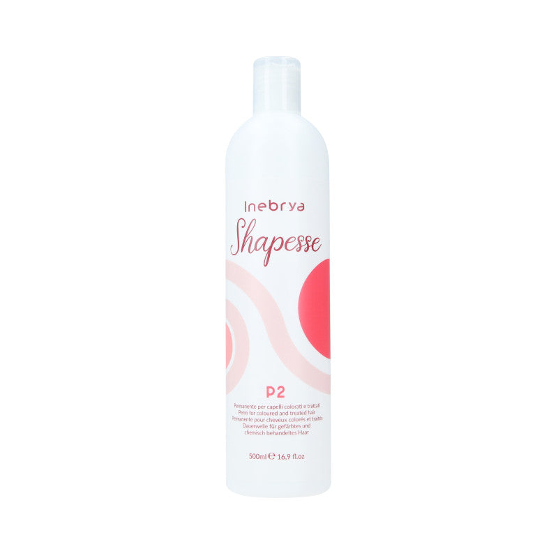 INEBRYA SHAPESSE P2 Liquide de permanente pour cheveux colorés et sensibilisés 500 ml
