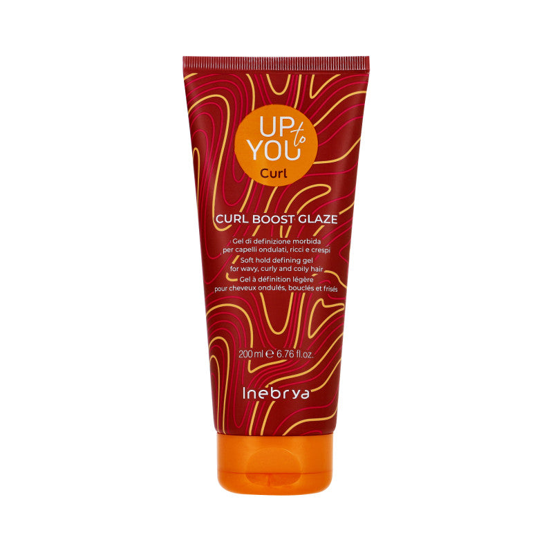 INEBRYA UP TO YOU CURL BOOTS GLAZE Gel texturisant pour cheveux bouclés 200 ml