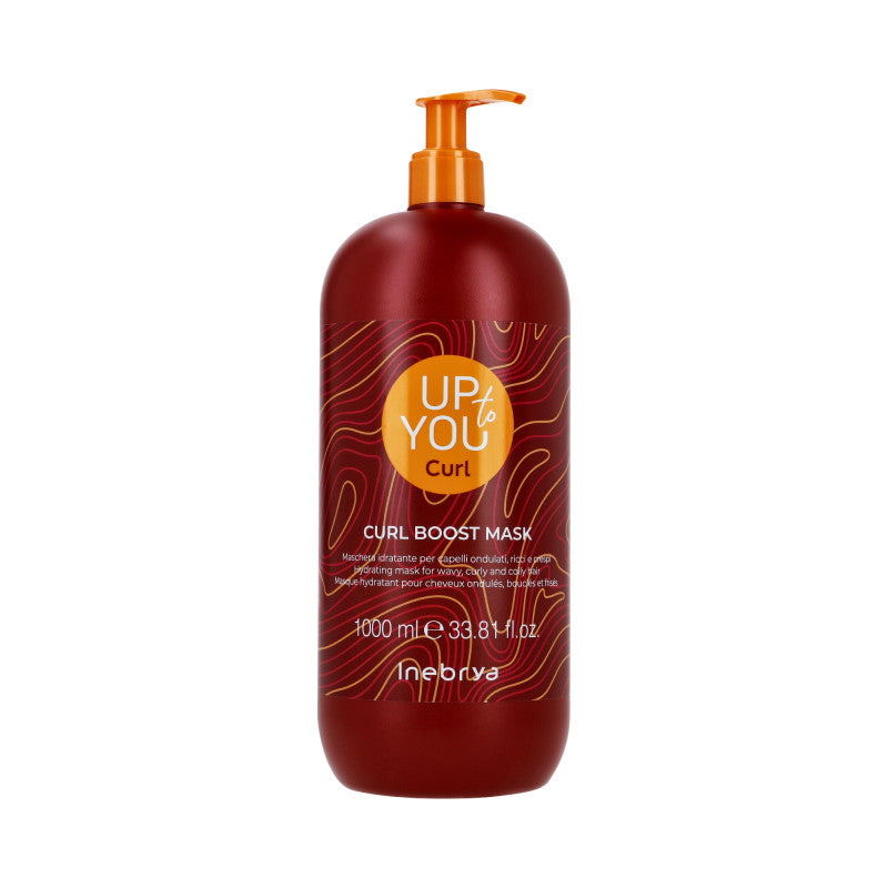 INEBRYA UP TO YOU CURL BOOTS Masque hydratant qui sublime les boucles des cheveux 1000 ml