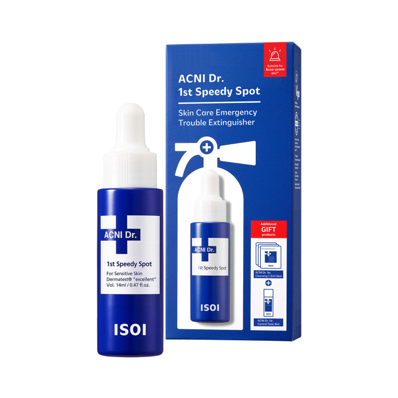 ISOI ACNI DR. 1ST SPEEDY SPOT Coffret pour taches (14 ml + 8 ml + 1,3 ml)