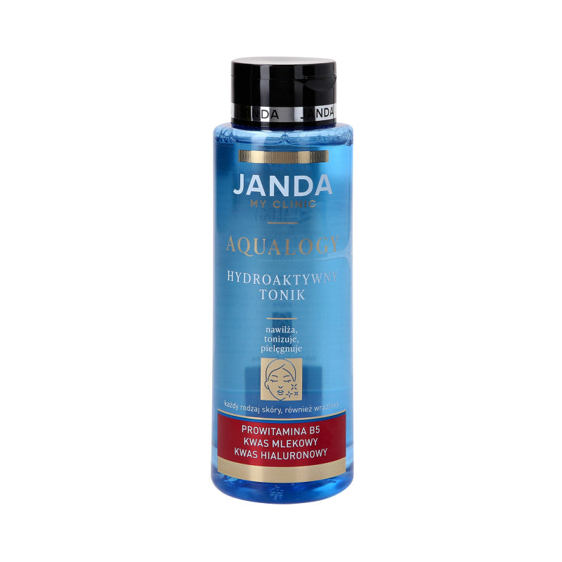 JANDA MY CLINIC AQUALOGY Lotion tonique hydroactive pour le visage 400 ml