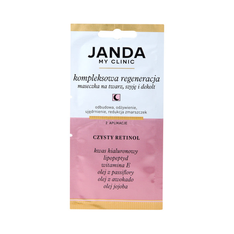 JANDA MY CLINIC Masque régénérant complexe visage, cou et décolleté nuit 8ml