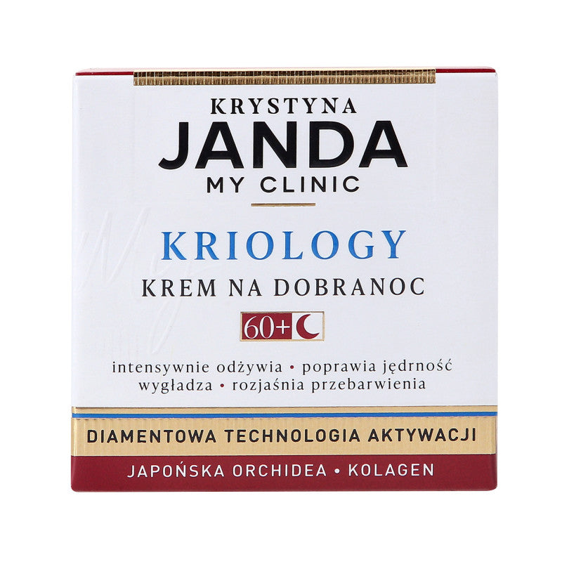 JANDA MY CLINIC KRIOLOGY Crème anti-rides pour une bonne soirée 60+ 50ml