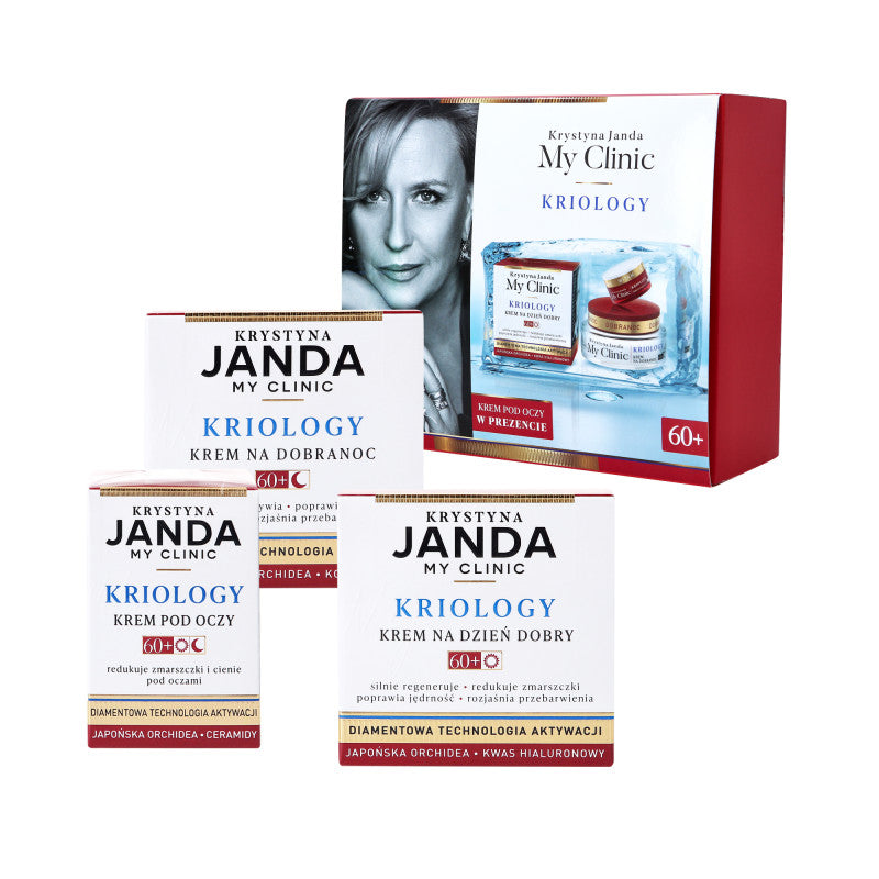 JANDA MY CLINIC KRIOLOGY 60+Coffret cadeau soin visage 2x50ml + 15ml