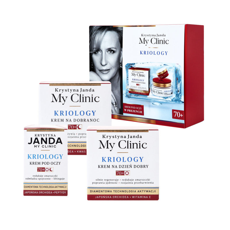 JANDA MY CLINIC KRIOLOGY 70+ Coffret cadeau soin du visage 2x50ml + 15ml