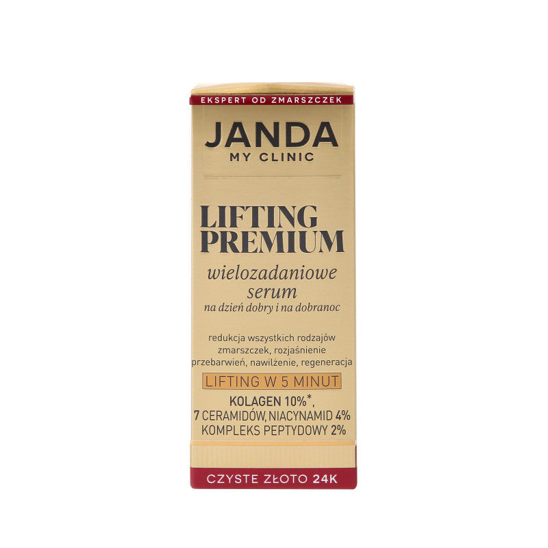 JANDA MY CLINIC LIFTING PREMIUM Sérum multi-tâches pour un bon matin et une bonne nuit 30 ml