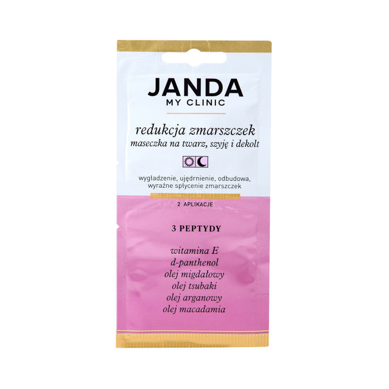 JANDA MY CLINIC Masque visage anti-rides 3 peptides 8 ml